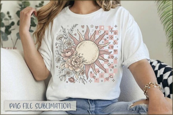 Download Boho Checked Sunflower PNG - Checked Collection