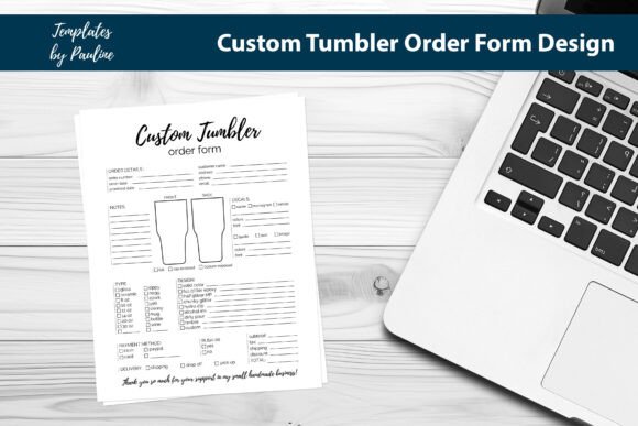 Download Tumbler Order Form, Cup Order Form - Order form Collection